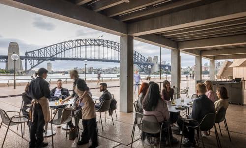 Seated guests at Midden by Mark Olive at Sydney Opera House