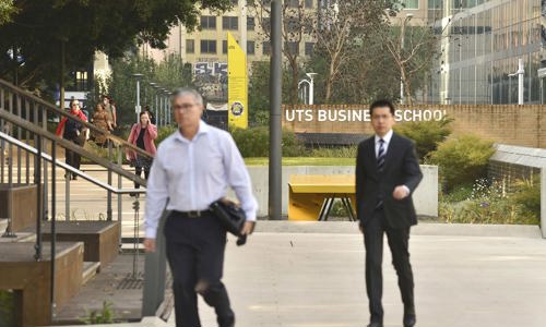 The Goods Line view of the UTS Business School 